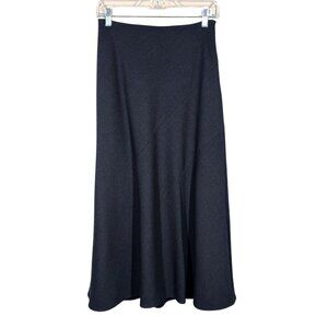 be Vintage Wool Blend A-Line Skirt • Size 4 • Dark Gray